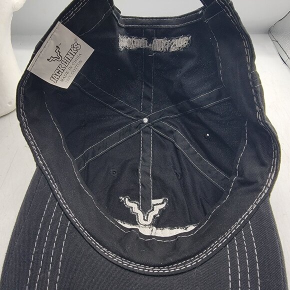 Jack Links Beef Jerky Baseball Hat Cap Feed Your Wild Side Black Adjustable - Picture 7 of 9